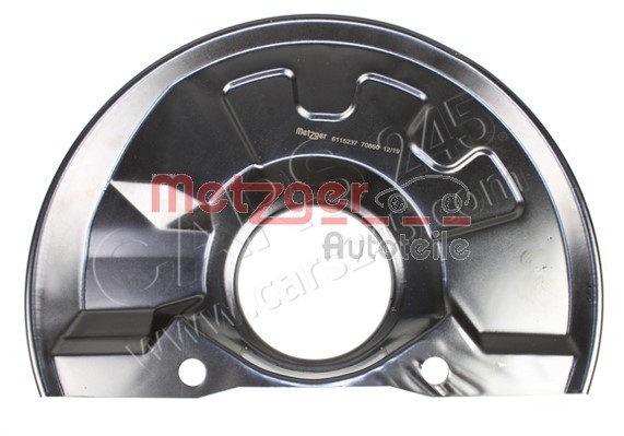 Splash Panel, brake disc METZGER 6115237