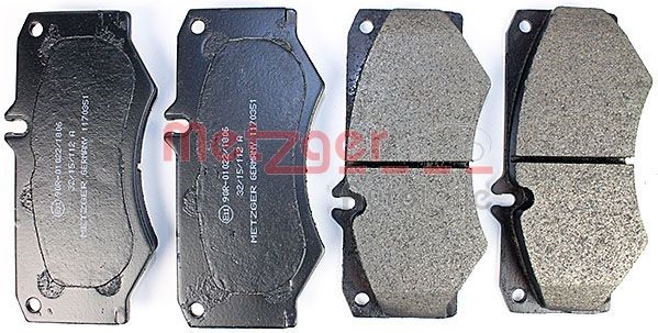 Brake Pad Set, disc brake METZGER 1170351 2