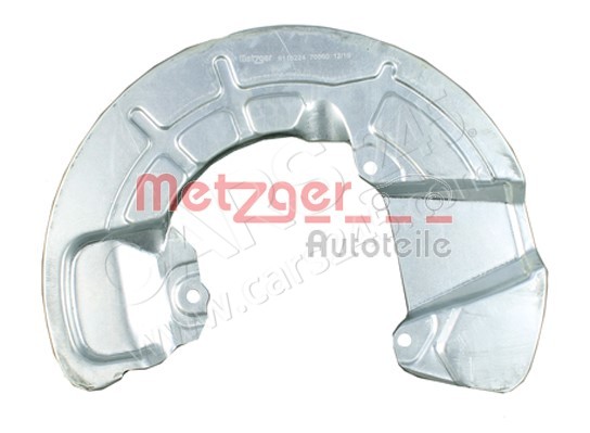 Splash Panel, brake disc METZGER 6115224