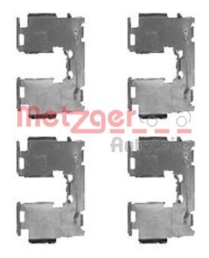 Accessory Kit, disc brake pad METZGER 109-1760