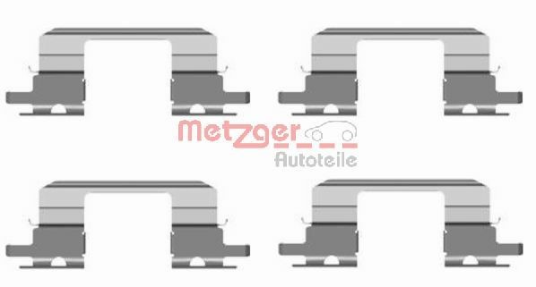 Accessory Kit, disc brake pad METZGER 109-1672