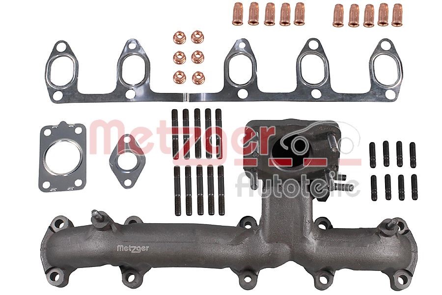 Manifold, exhaust system METZGER 2101006