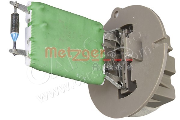 Resistor, interior blower METZGER 0917357