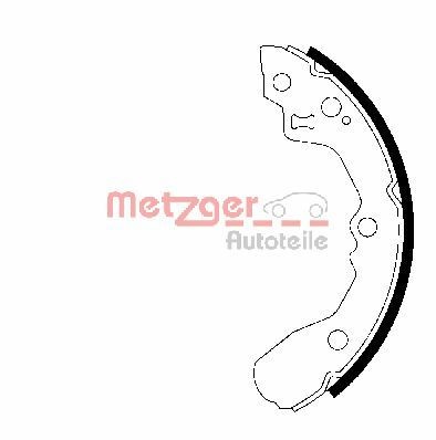 Brake Shoe Set METZGER MG 949