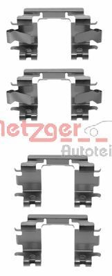 Accessory Kit, disc brake pad METZGER 109-1257