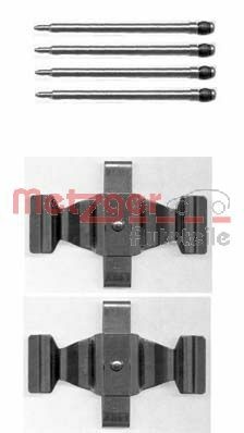 Accessory Kit, disc brake pad METZGER 109-1643
