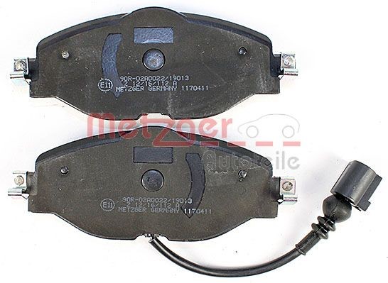 Brake Pad Set, disc brake METZGER 1170411 3