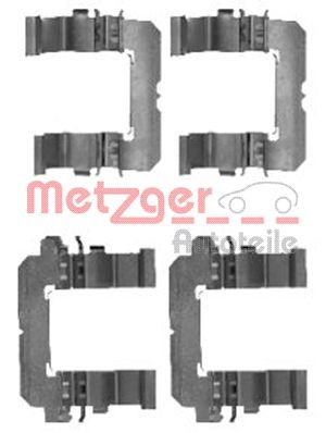 Accessory Kit, disc brake pad METZGER 109-1756