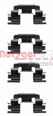 Accessory Kit, disc brake pad METZGER 109-1249
