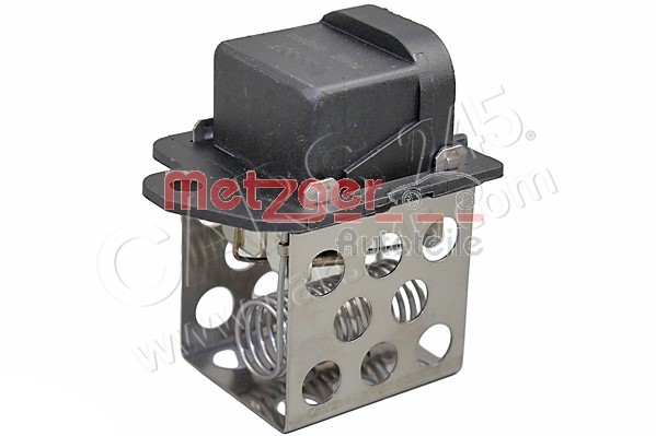 Series resistor, electric motor (radiator fan) METZGER 0917367
