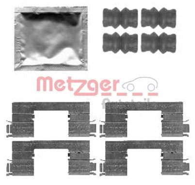 Accessory Kit, disc brake pad METZGER 109-1798