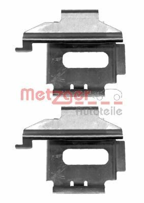 Accessory Kit, disc brake pad METZGER 109-1282