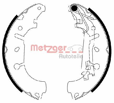 Brake Shoe Set METZGER MG 201