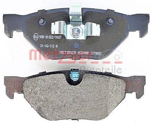 Brake Pad Set, disc brake METZGER 1170031 3