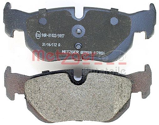 Brake Pad Set, disc brake METZGER 1170031 4