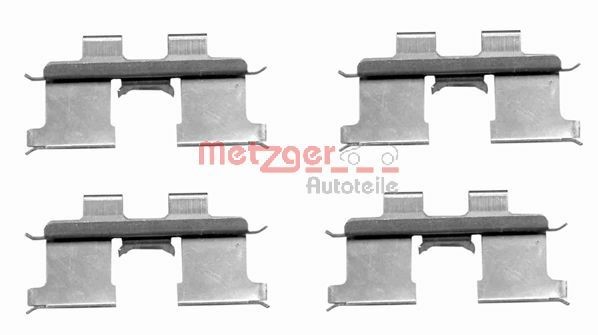 Accessory Kit, disc brake pad METZGER 109-1667