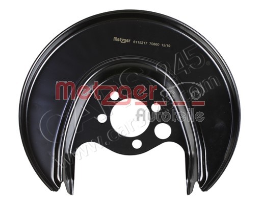 Splash Panel, brake disc METZGER 6115217 2