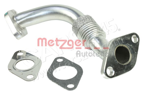 Pipe, EGR valve METZGER 0892651