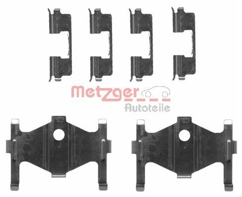 Accessory Kit, disc brake pad METZGER 109-1710