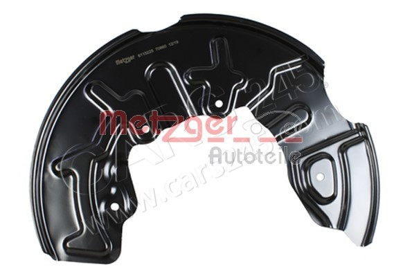 Splash Panel, brake disc METZGER 6115225 2