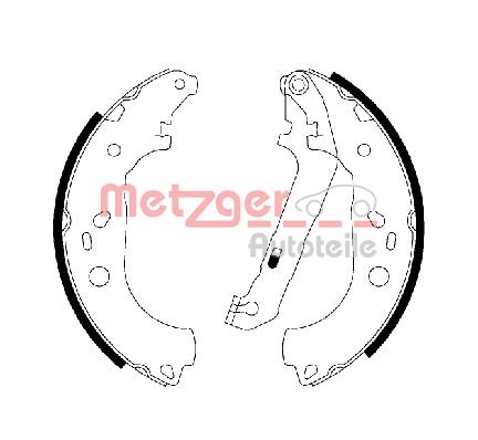 Brake Shoe Set METZGER MG 211