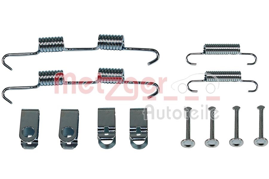 Accessory Kit, parking brake shoes METZGER 105-0077