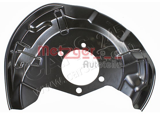 Splash Panel, brake disc METZGER 6115280
