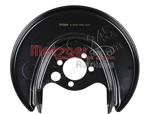 Splash Panel, brake disc METZGER 6115218 2