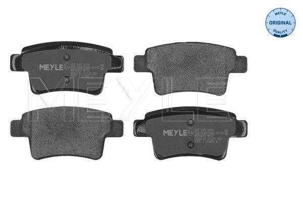 Brake Pad Set, disc brake MEYLE 0252454016