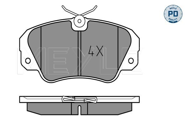 Brake Pad Set, disc brake MEYLE 0252136819/PD