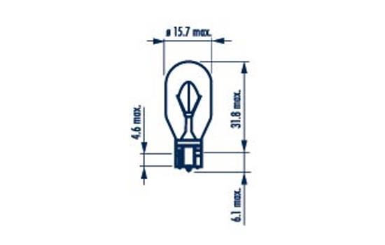 Bulb, reverse light NARVA 17631