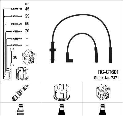 Ignition Cable Kit NGK 7371