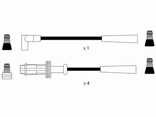 Ignition Cable Kit NGK 7371 2