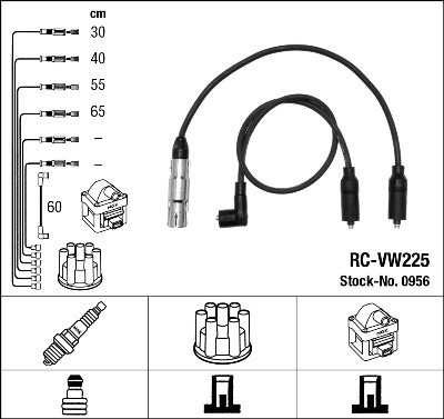 Ignition Cable Kit NGK 0956