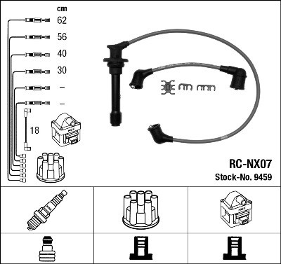 Ignition Cable Kit NGK 9459