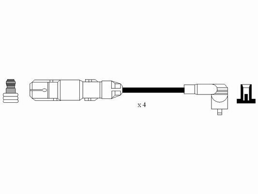 Ignition Cable Kit NGK 7061 2