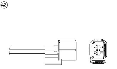 Lambda Sensor NGK 0180 2