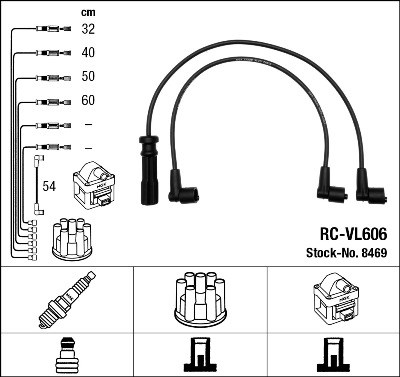 Ignition Cable Kit NGK 8469