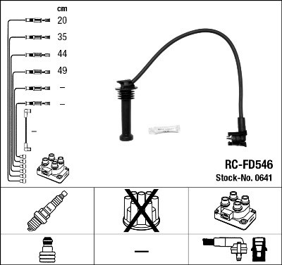 Ignition Cable Kit NGK 0641