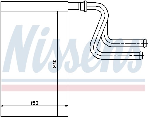 Heat Exchanger, interior heating NISSENS 71745 7