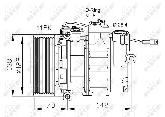 Compressor, air conditioning NRF 32454 3