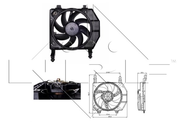 Fan, engine cooling NRF 47077