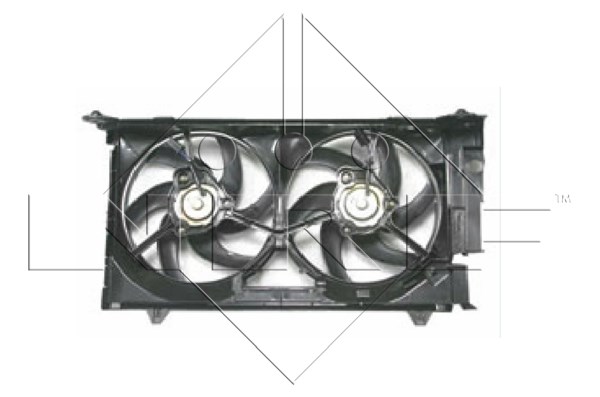 Fan, engine cooling NRF 47075