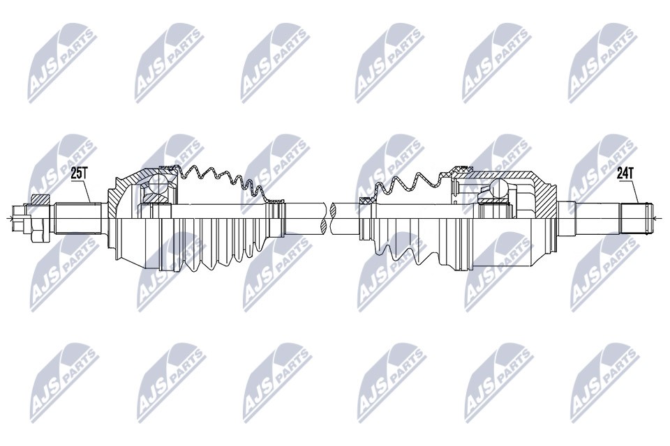 Drive Shaft NTY NPW-FT-055