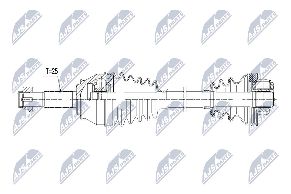 Drive Shaft NTY NPW-FT-023