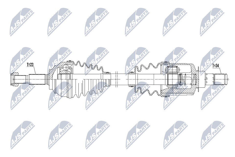 Drive Shaft NTY NPW-RE-097