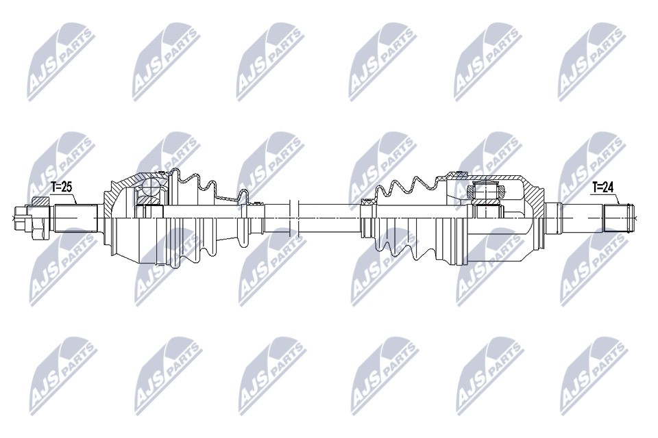Drive Shaft NTY NPW-FT-047