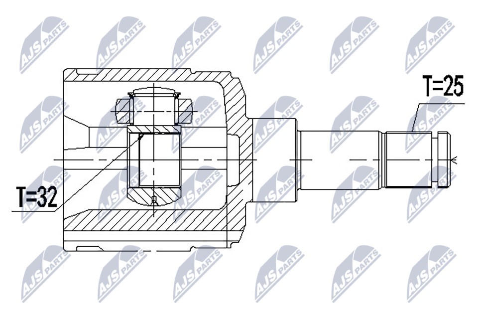 Joint Kit, drive shaft NTY NPW-CH-024