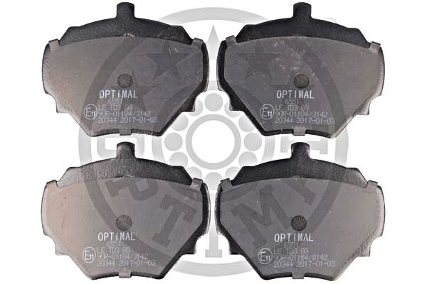 Brake Pad Set, disc brake OPTIMAL BP-06551