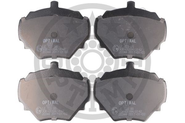 Brake Pad Set, disc brake OPTIMAL 6551